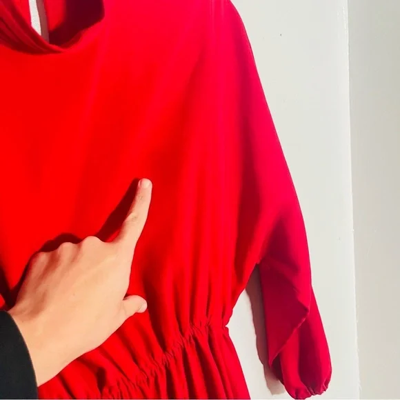 NEW Rhode Caroline Dress Ruby Red